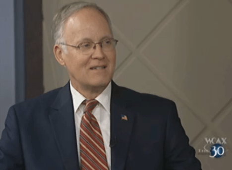 The classic dead-eyed Jim Douglas "smile"