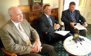 Joe, Phil and Don, smiling through their tears.