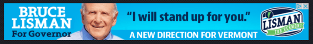Lisman banner ad from Politico